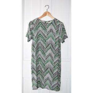 H&M back-slit shift dress