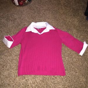 Hot pink sweater size 2x