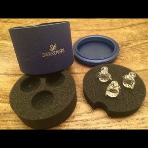 NEW Swarovski crystal penguin set