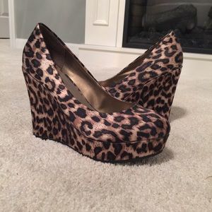 Leopard print Wedges