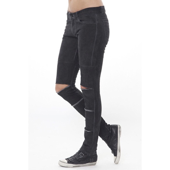Black Ripped Jeans - Picture 2 of 4