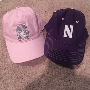 2 Northwestern Caps