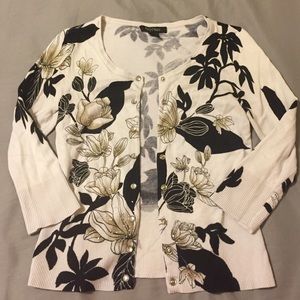 WHBM jeweled cardigan