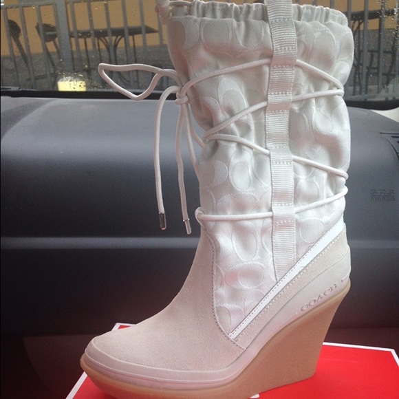 Coach Winter Wedge Boot