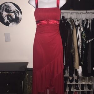 Asymmetrical Elegant Red Dress✨