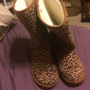 Cheetah boots