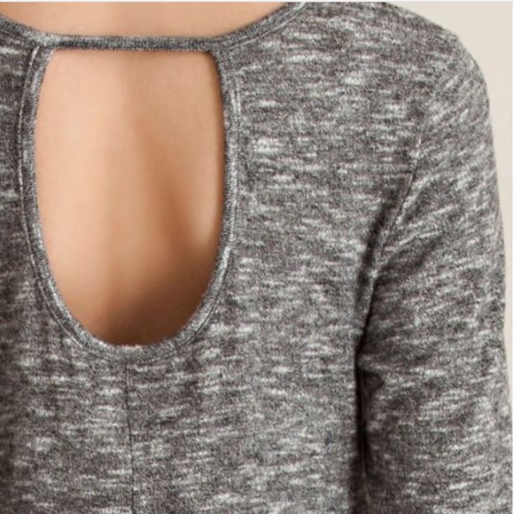 Last One‼️Super soft Haci  Grey Long Sleeve Dress - Picture 3 of 4