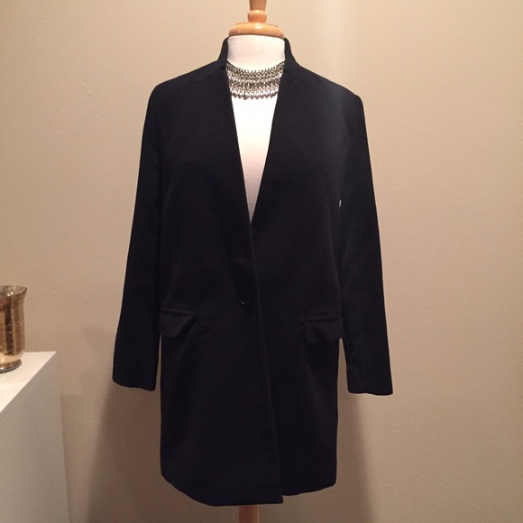 Forever 21 Longline Dress Coat, Size M