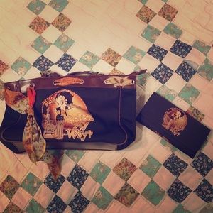 Betty Boop purse and matching wallet