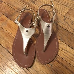 Ralph Lauren Gold Sandals