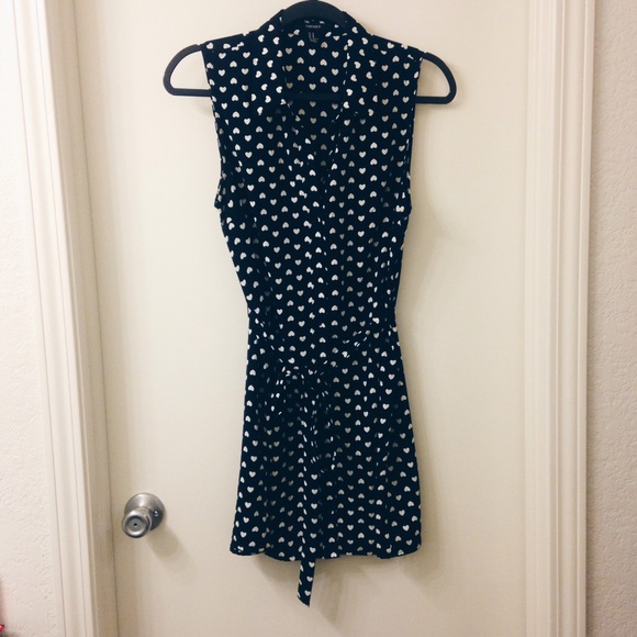 Navy shift dress