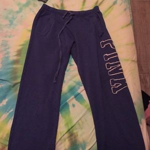 Pink boyfriend sweats