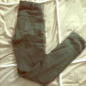Olive Green Skinny Jeans