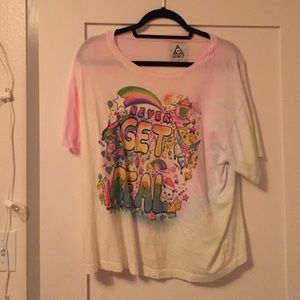 Unif tie dye graphic tee