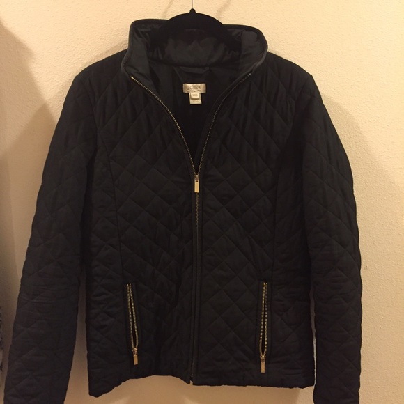 J. Crew factory quilted jacket - black - xx small