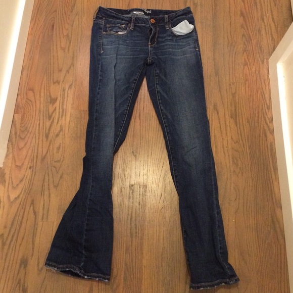 American Eagle skinny kick boot leg jeans