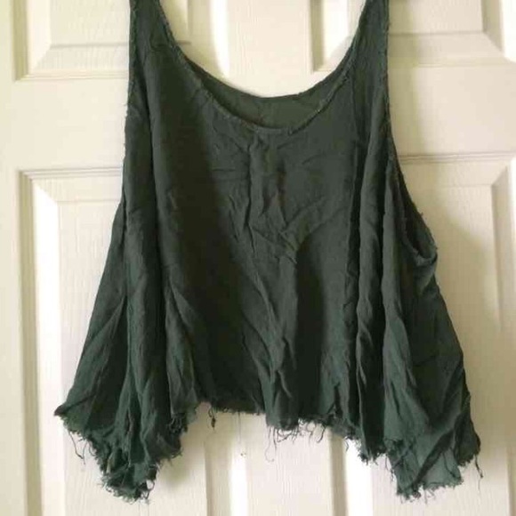 Free people distressed tank