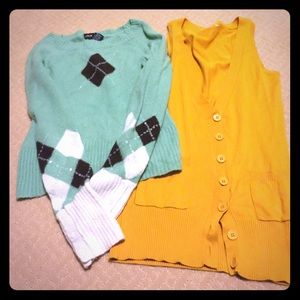 Office appropriate tops sweater and sweater vest