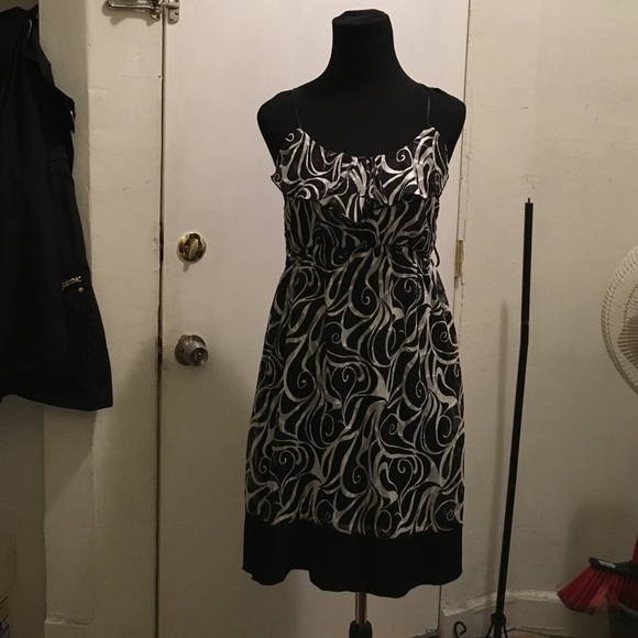 Black and white dress