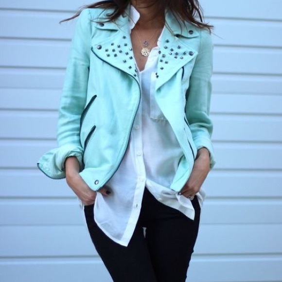 Zara mint jacket