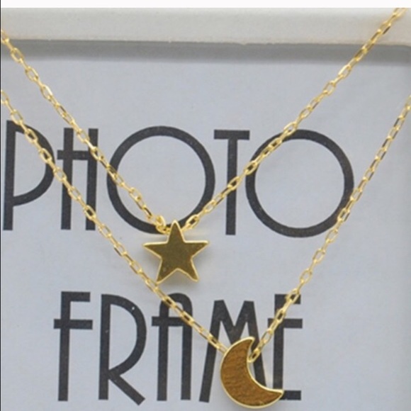 ✨💫Delicate The Star and Moon necklace. - Picture 2 of 4