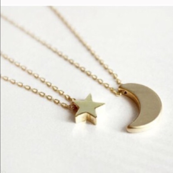 ✨💫Delicate The Star and Moon necklace. - Picture 3 of 4