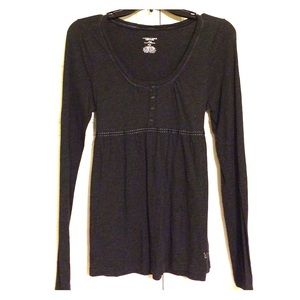 American Eagle Grey babydoll top