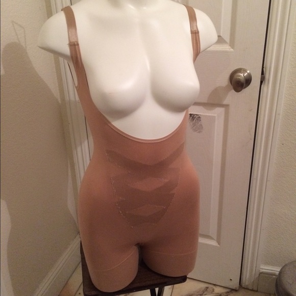 Asset spanx compression garment tan