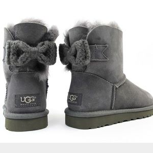 mini bailey knit bow bootie