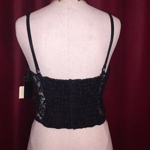 Adeline Sequin Houndstooth Bustier Top