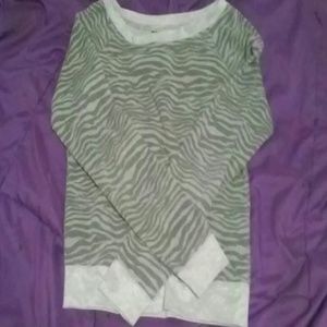 Zebra sweter