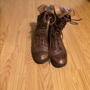 Steve Madden lace up, combat boots