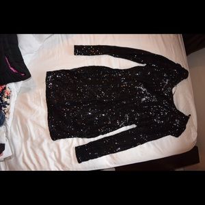 Charlotte Russe Black Sequin Dress