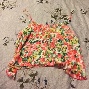 Floral crop top