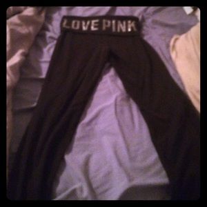 Victoria's Secret love pink yoga pants