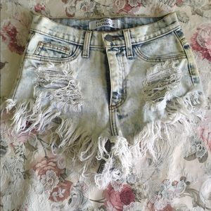 High waist shorts
