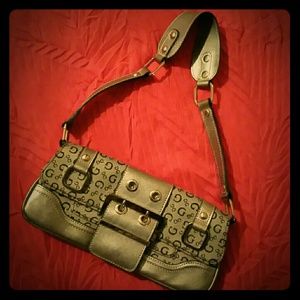 GUESS Handbag with short armstrap (Gray/Chrome)