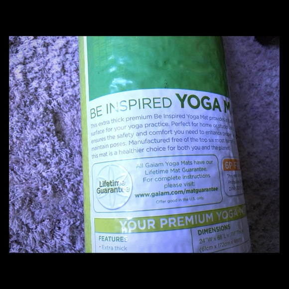 Gaiam Super Thick Textured Yoga Mat