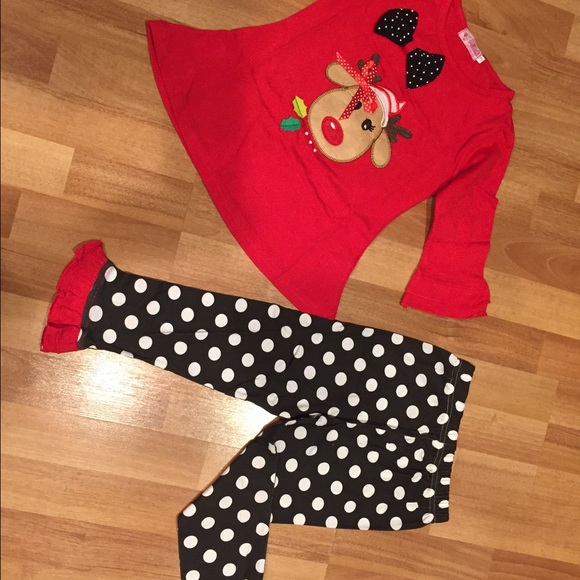 Two piece reindeer outfit!