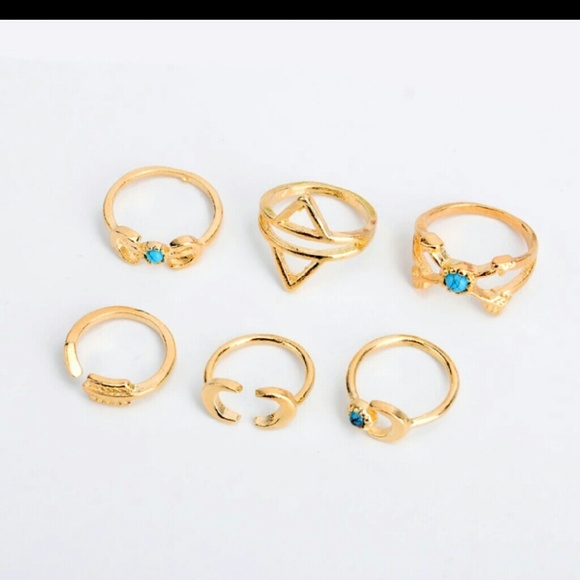 Bono chic 6 pcs ring set. - Picture 4 of 4