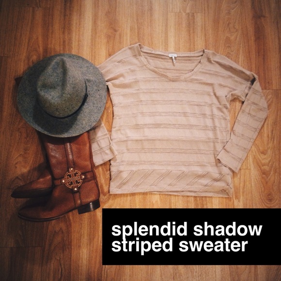 ⚡️FLASH SALE⚡️ Splendid Shadow Striped Top - Picture 1 of 2