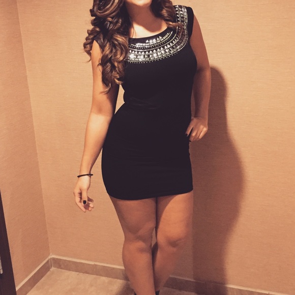 Black Bebe dress