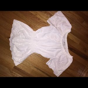 Detailed white blouse