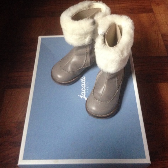 Toddler Jacadi Paris boots in grey