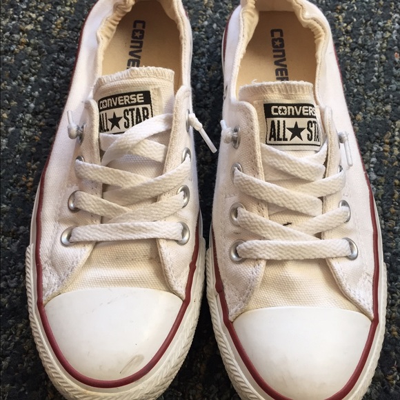 Women's white converse