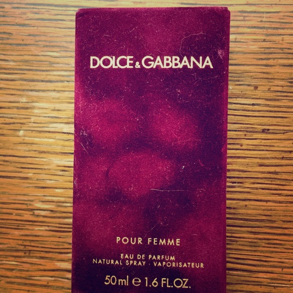 Full bottle of Dolce & Gabbana perfume