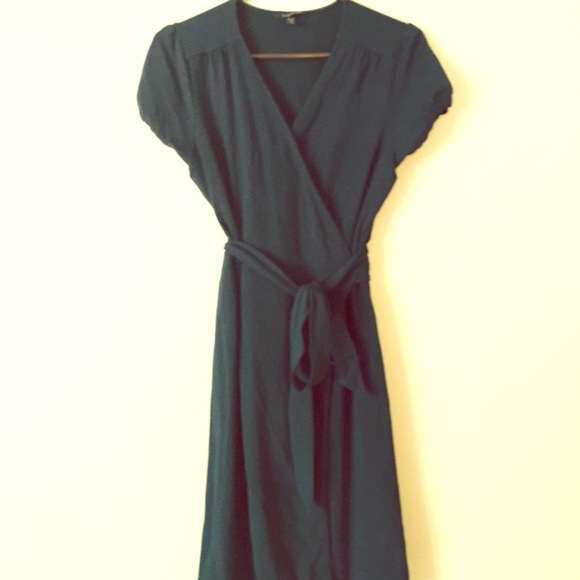 Wrap dress- navy