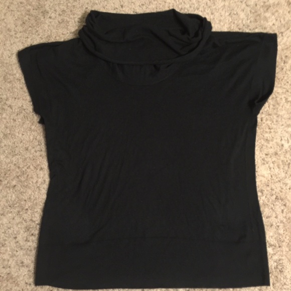 Black turtleneck sweater