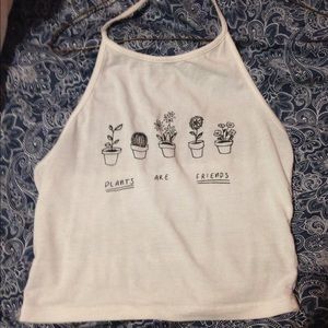 ON HOLD Brandy plants are friends halter