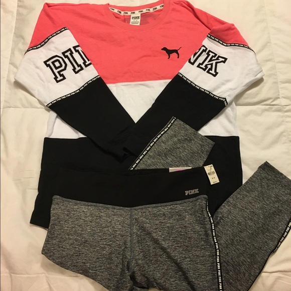 NWT/NIB VS Pink Crew & Crop Ultimate Leggings